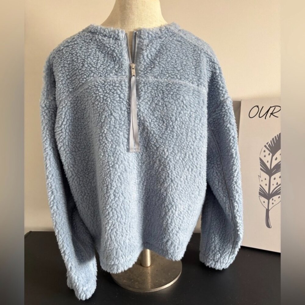 [SOLD] Lululemon Wool Whenever Crew Chambray 12 - Picture 5 of 11